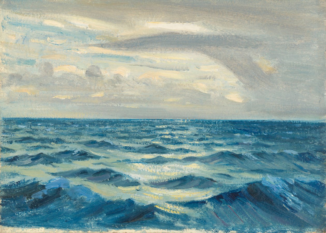 Paisaje marino (pintura) de John Everett