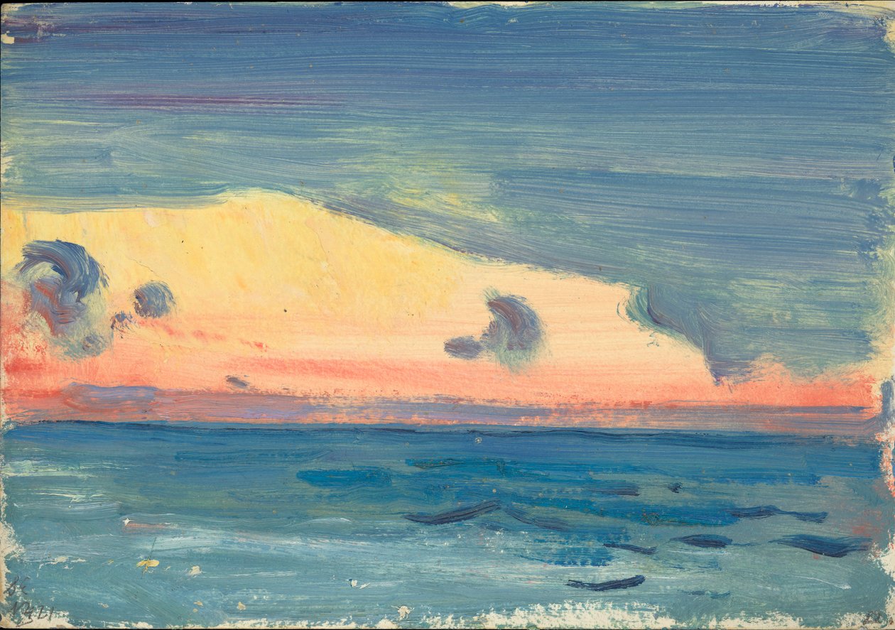 Paisaje marino del "castellano de John Everett