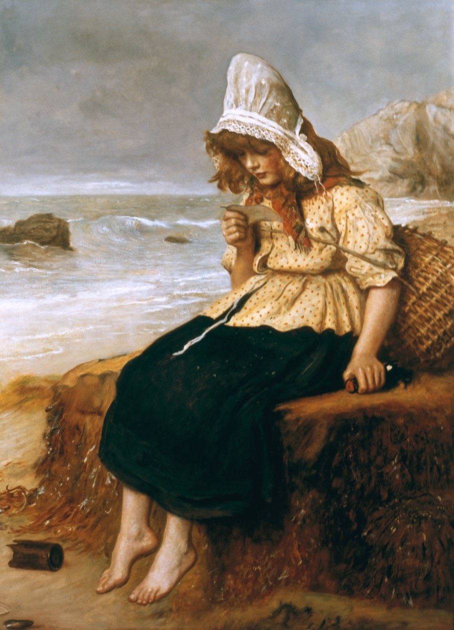 Un mensaje del mar de John Everett Millais