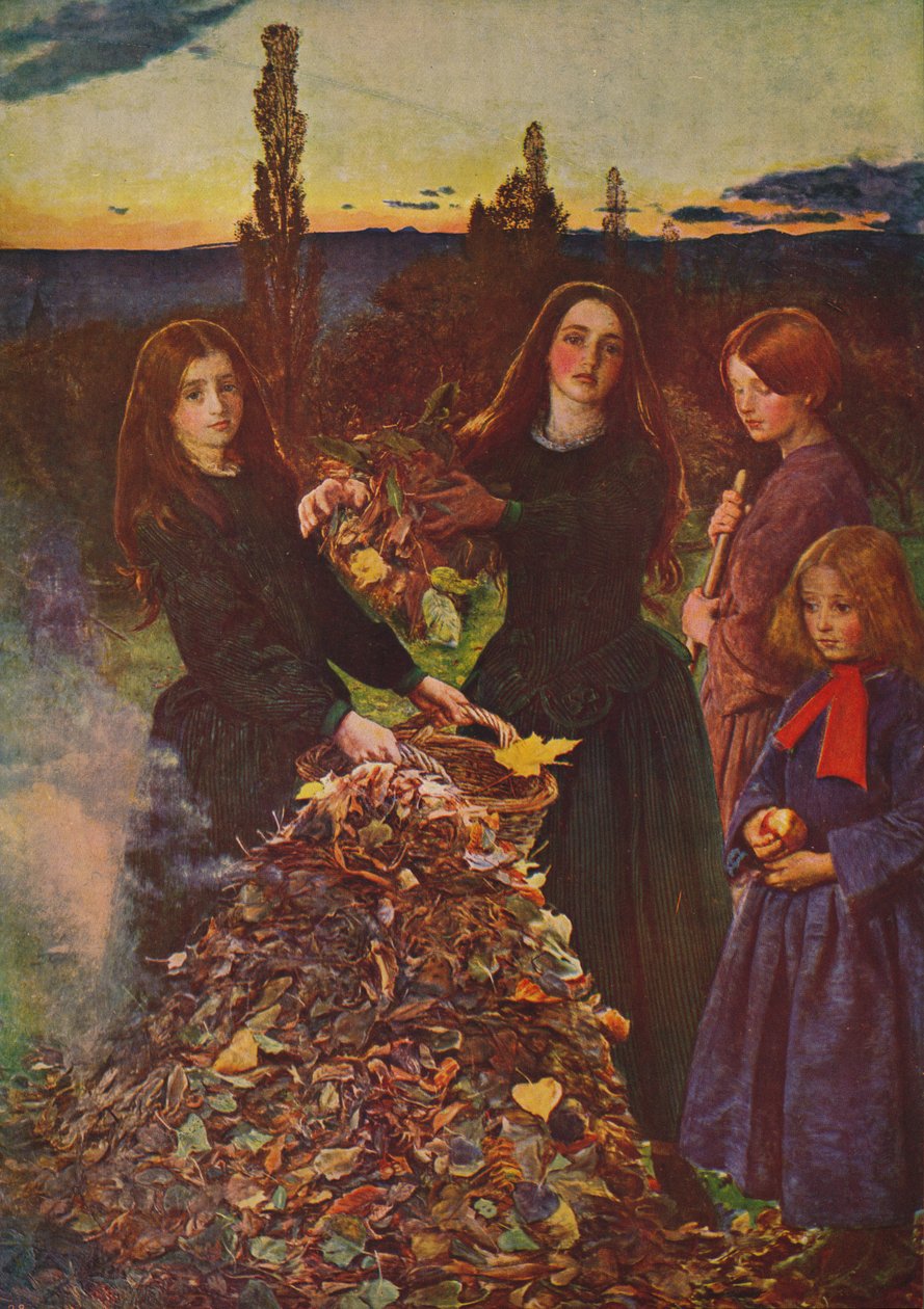 Hojas de Otoño, 1856 de John Everett Millais