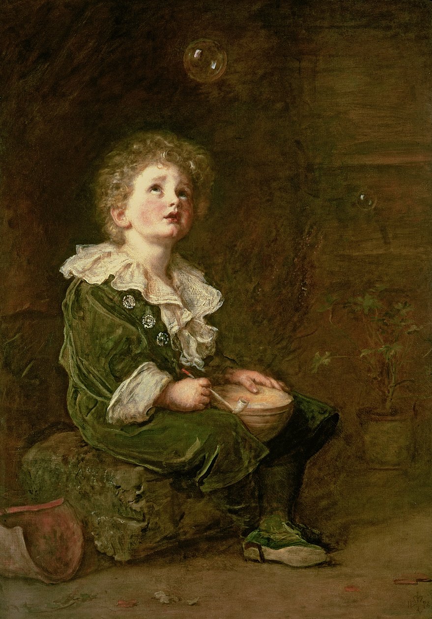 Burbujas, 1886 de John Everett Millais