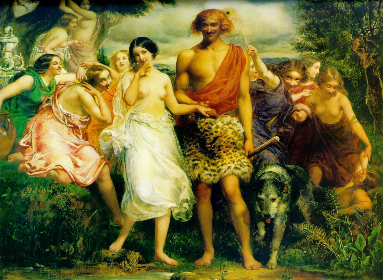 Cymon e Ifigenia de John Everett Millais