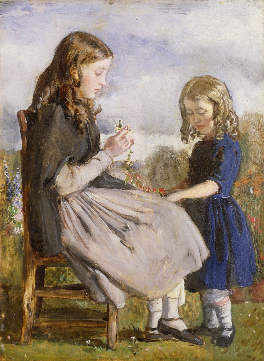 Tejedores de guirnaldas, c.1846 de John Everett Millais