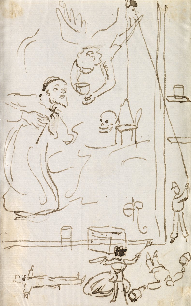 Rossetti pintando algo grande de John Everett Millais