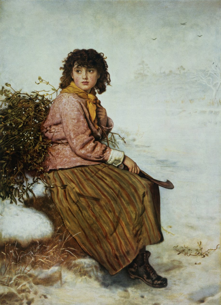 El recolector de muérdago, 1894 de John Everett Millais