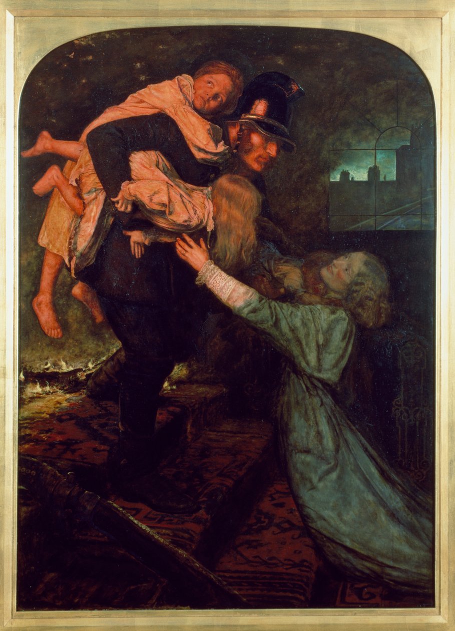 El rescate de John Everett Millais