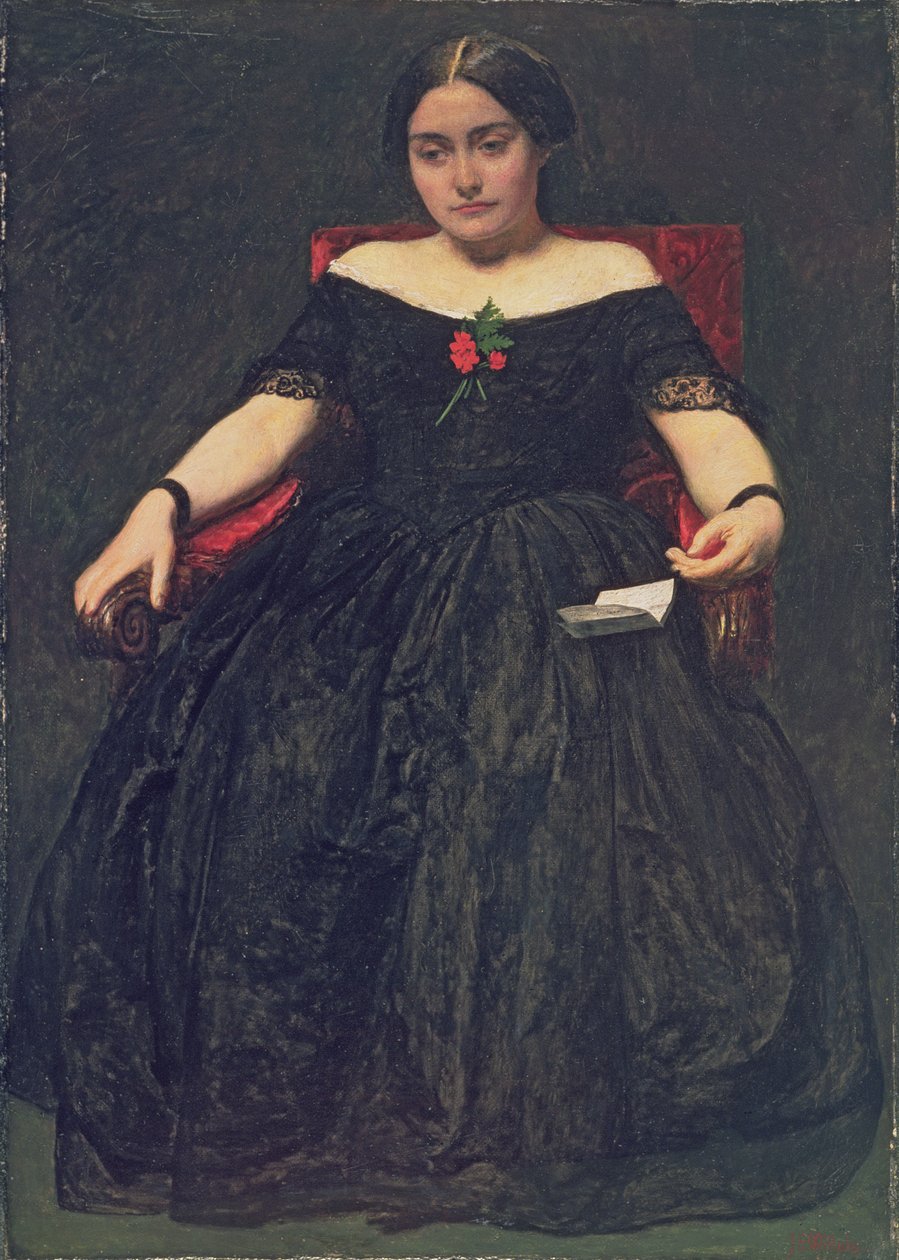 Pensamientos errantes, c.1855 (óleo sobre lienzo) de John Everett Millais