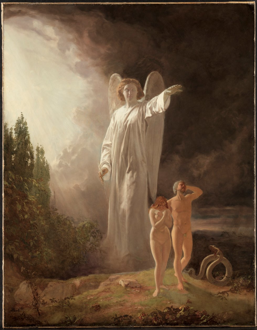 La expulsión de Adán y Eva, 1880s de John Faed