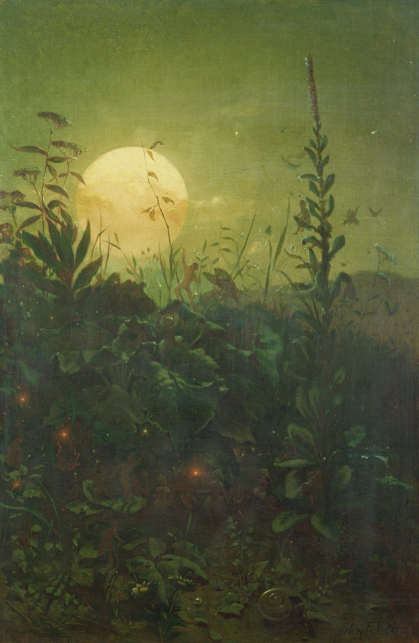 Halloween (óleo sobre lienzo) de John Ferguson Weir