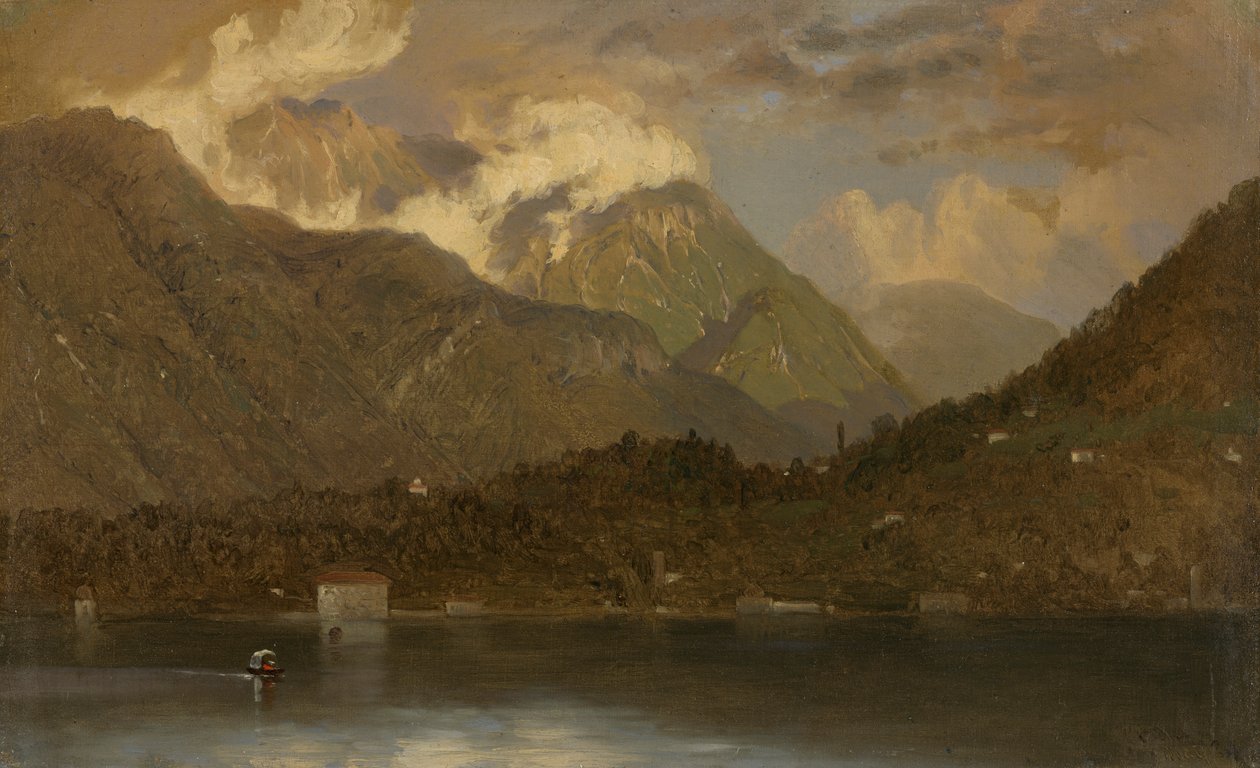 lago de como de John Ferguson Weir