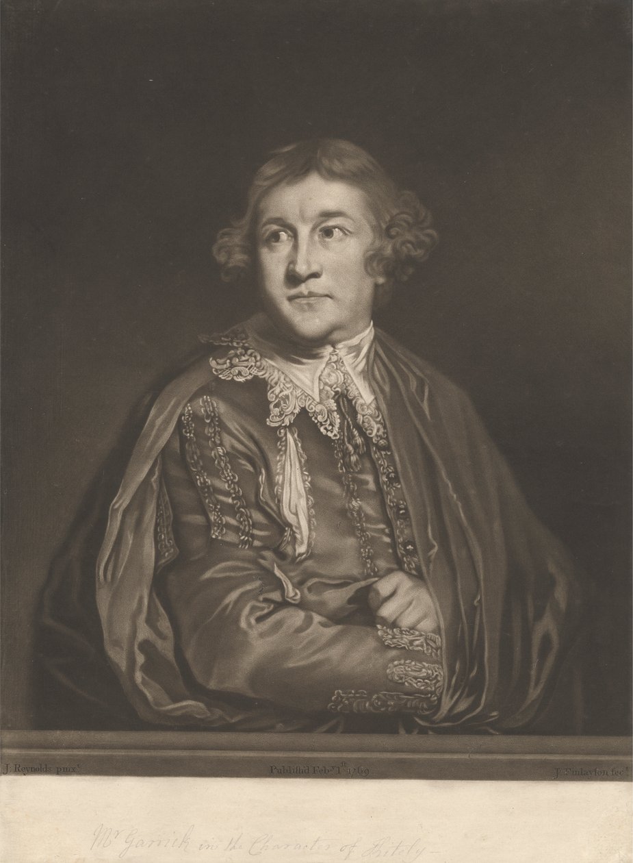 David Garrick en el personaje de "Kitely de John Finlayson