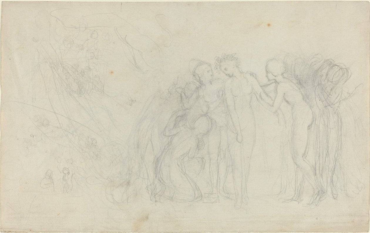 Grupo de figuras femeninas de John Flaxman