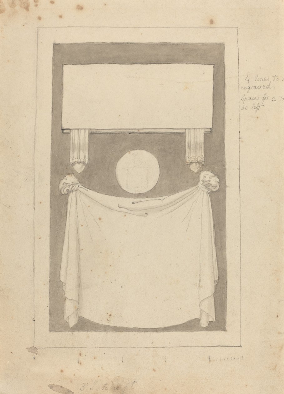 Tres Campos de Inscripción de John Flaxman