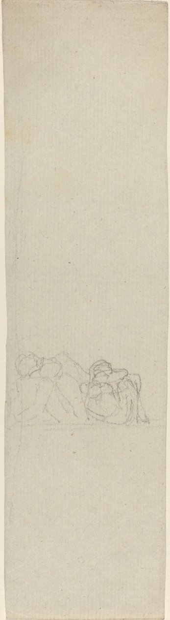 Dos Figuras Acurrucadas de John Flaxman
