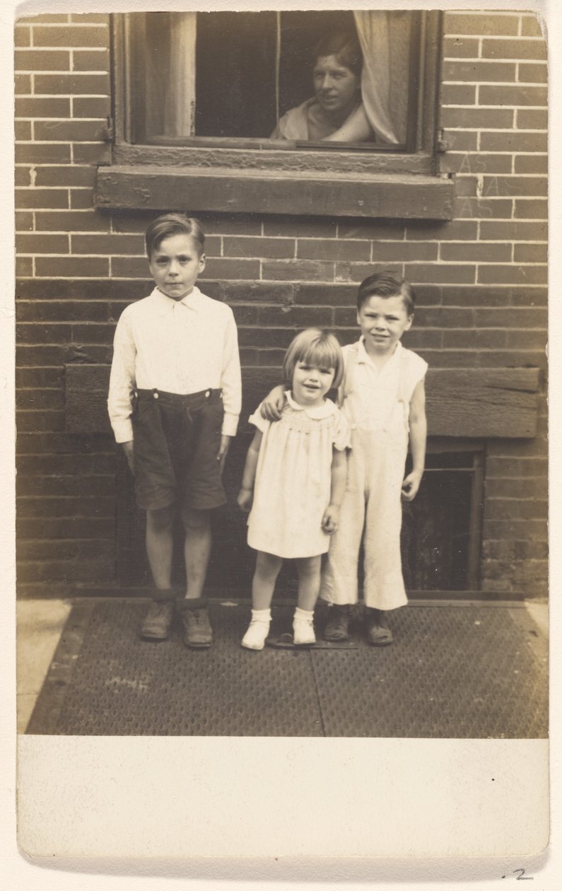 [Retrato de tres niños] de John Frank Keith