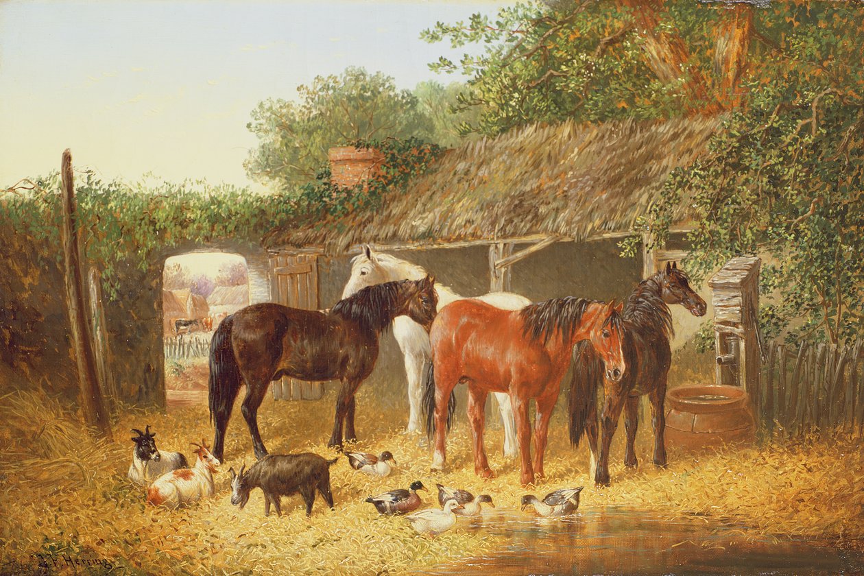 Compañeros de granja de John Frederick Herring Junior