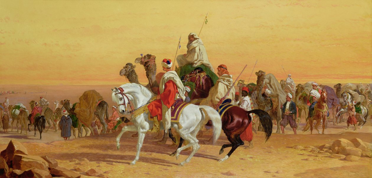 Una caravana árabe de John Frederick Herring Senior