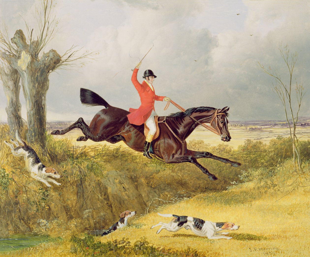 Limpiando una zanja, 1839 de John Frederick Herring Senior