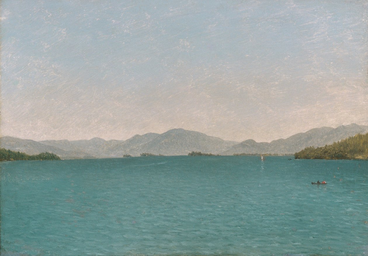 Lago George, Estudio libre de John Frederick Kensett