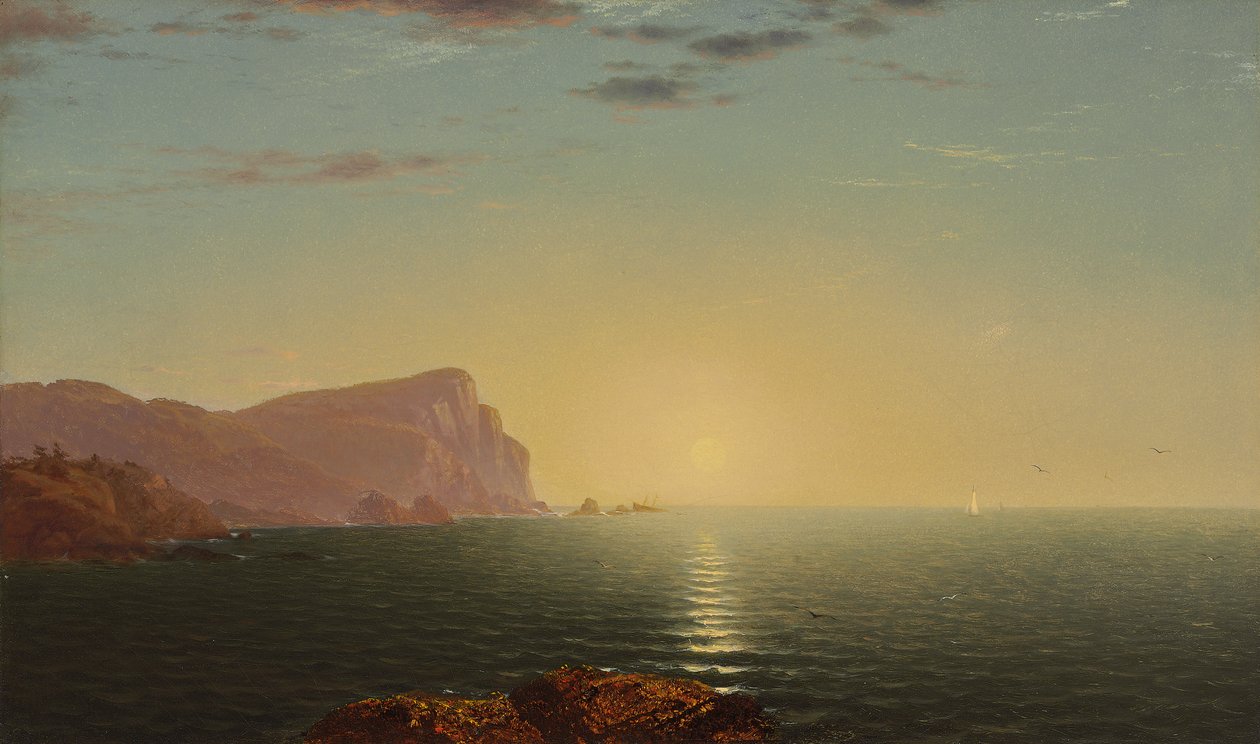 Amanecer en Nueva Inglaterra, c.1863 de John Frederick Kensett