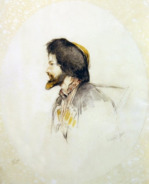 Retrato de un caballero oriental de John Frederick Lewis