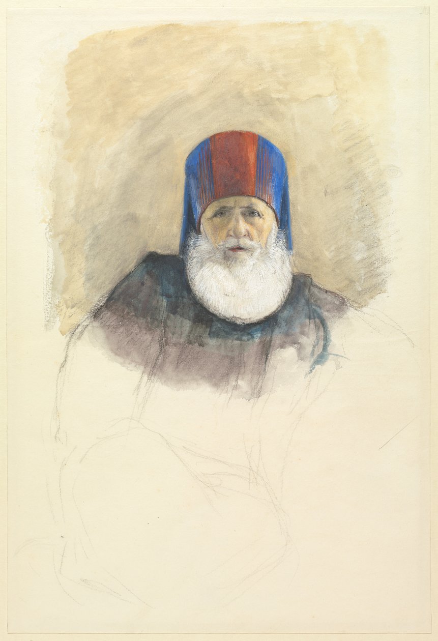 Study for Mehmet Ali Pasha de John Frederick Lewis