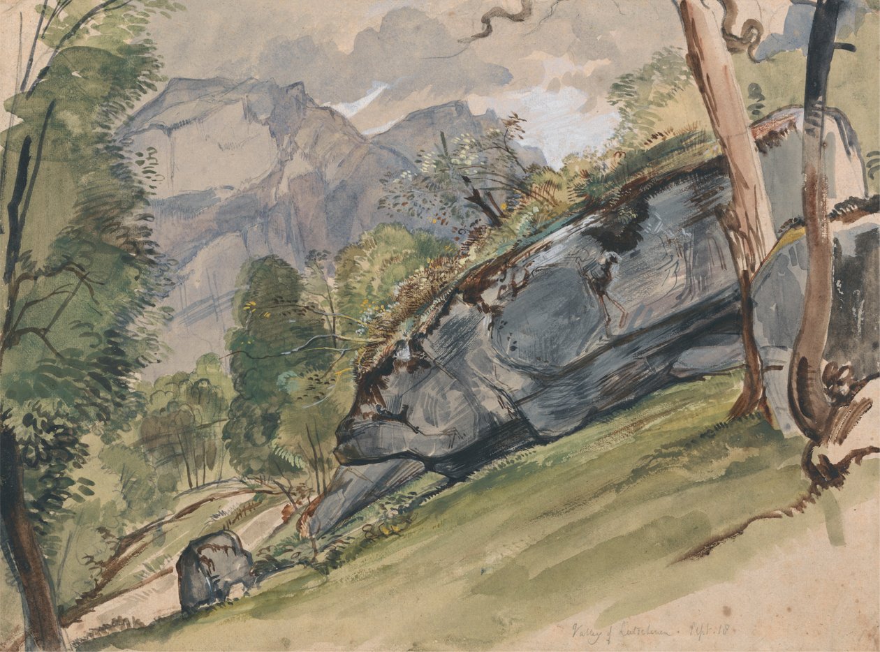El valle de Lutscheuen de John Frederick Lewis