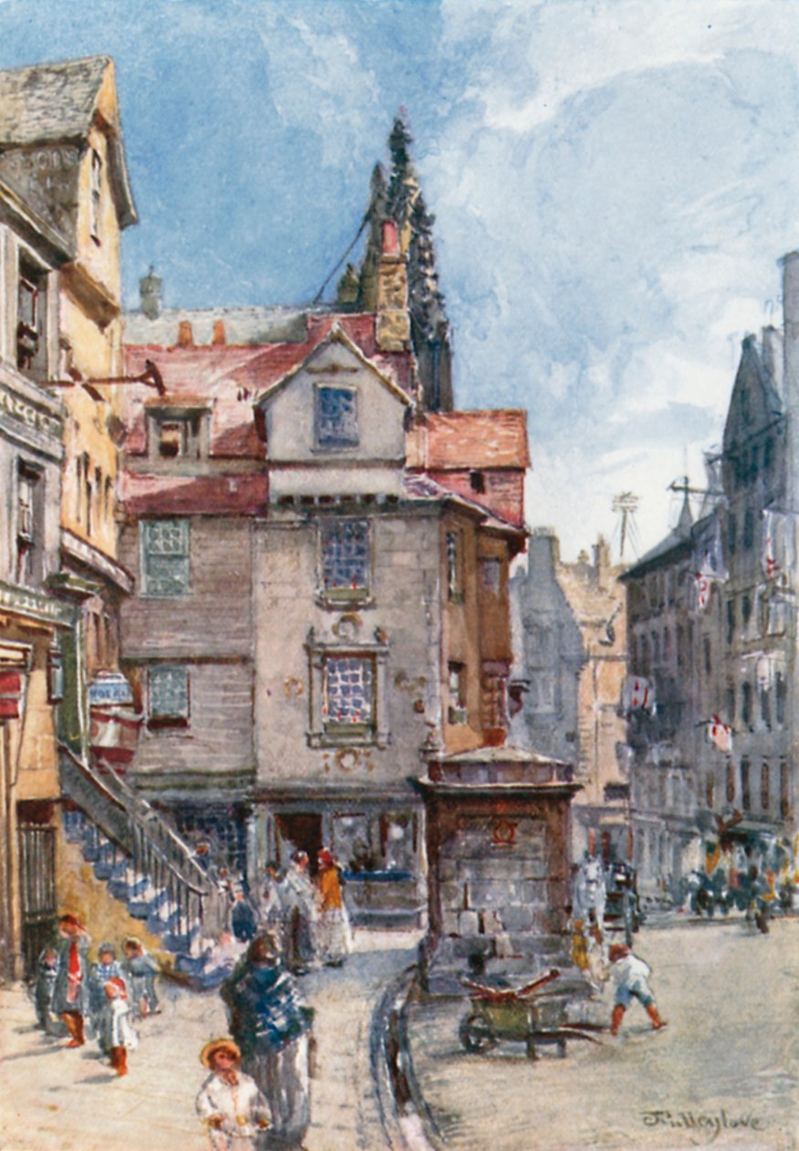 Casa de John Knox, High Street de John Fulleylove