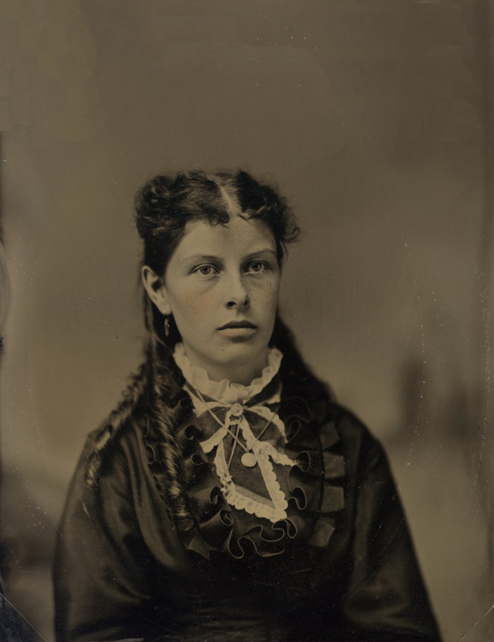 Retrato de una mujer, c. 1870 de John G Ellinwood