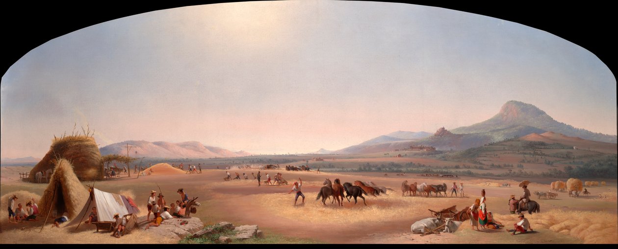 Cosechadores en la Campagna romana de John Gadsby Chapman