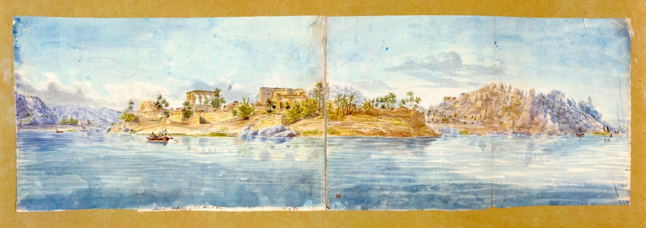 Paisaje, Egipto de John Gardner Wilkinson
