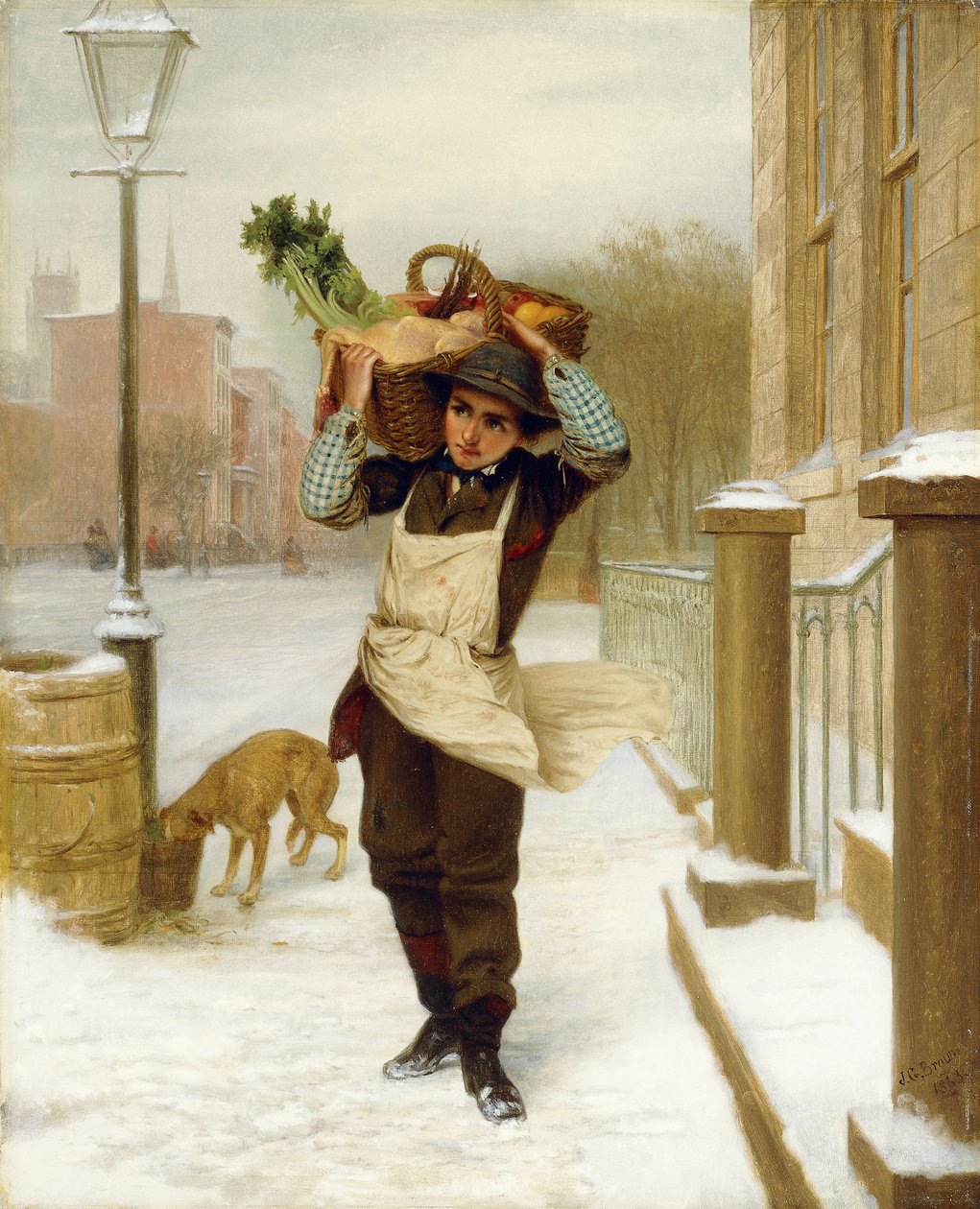 Repartidor, 1863 de John George Brown