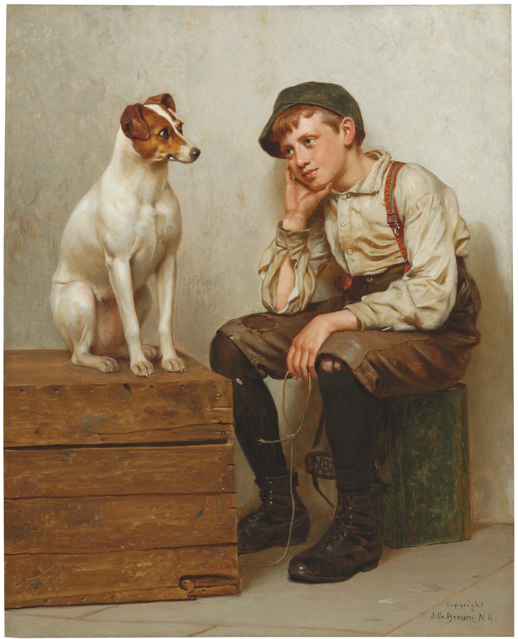 Admiración Mutua, 1898 de John George Brown