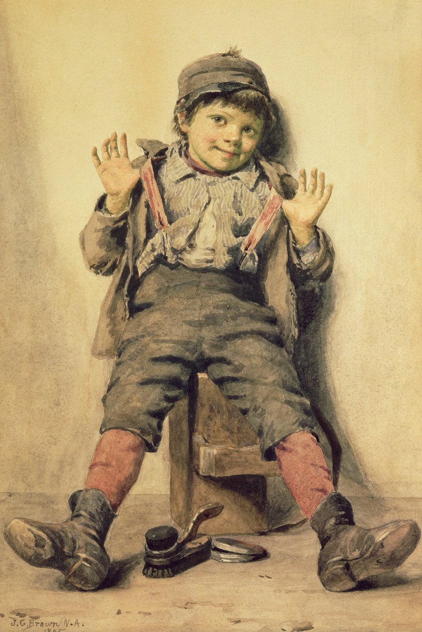Perfectamente feliz de John George Brown