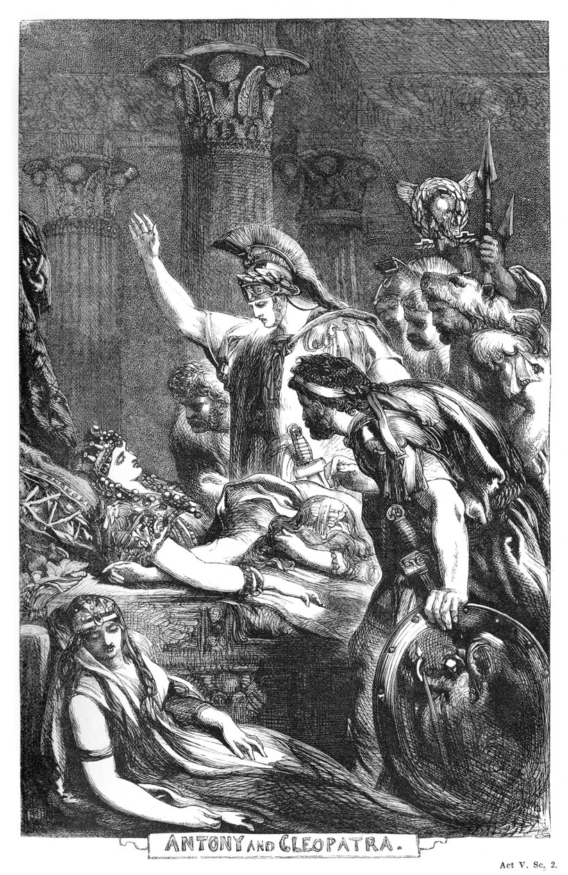 Antonio y Cleopatra de John Gilbert