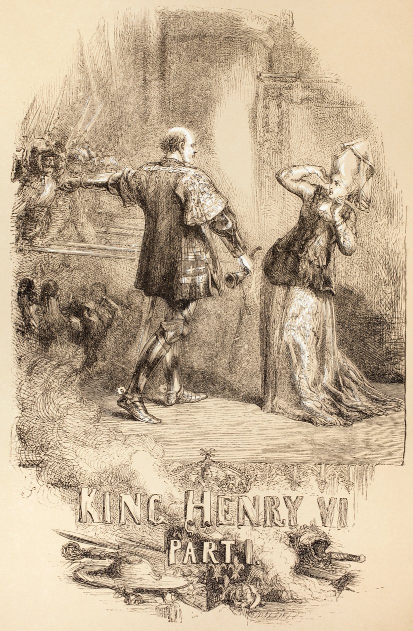 Enrique VI, Parte I, 1890 de John Gilbert