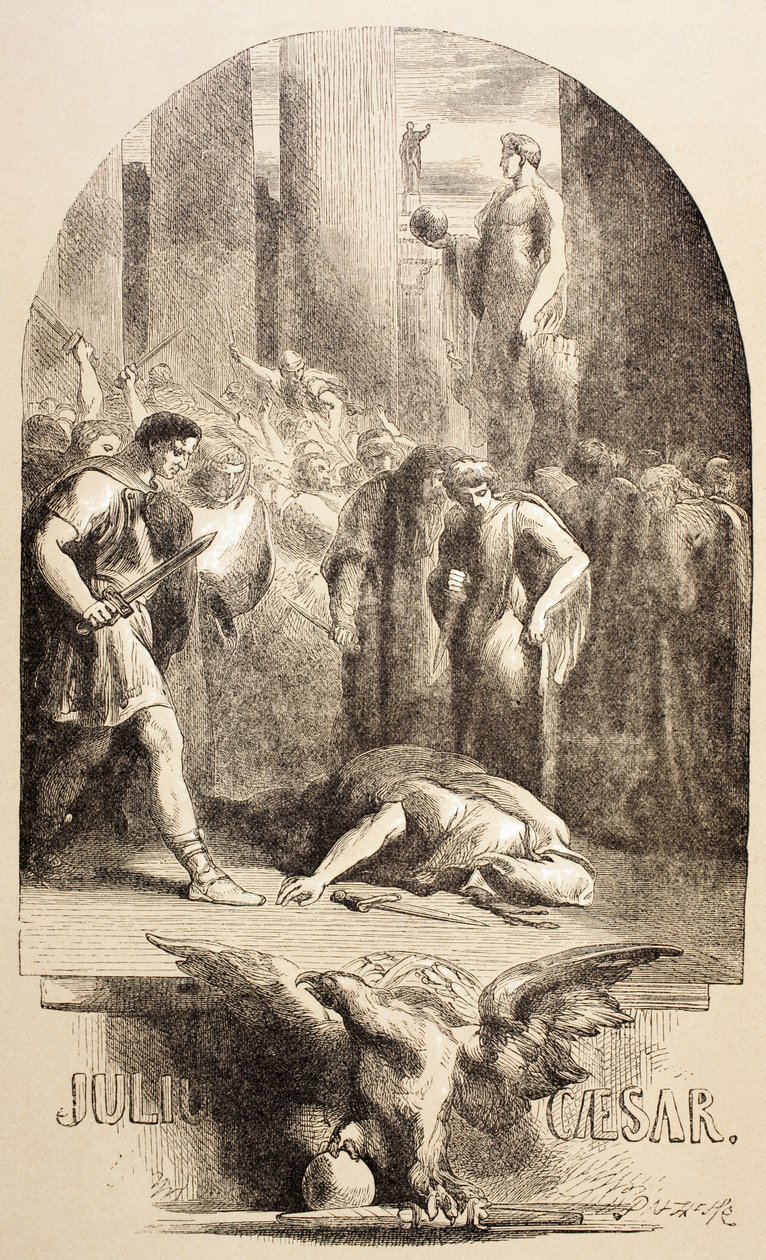 Julio César, 1890 de John Gilbert