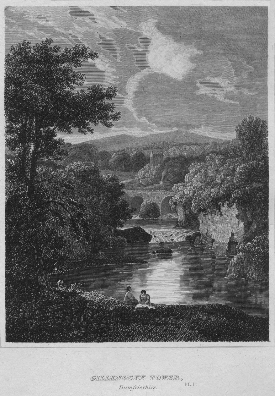 Torre Gillknocky, Dunfrieshire, 1814 de John Greig