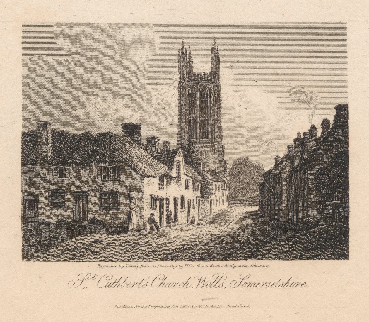 Iglesia de San Cuthbert, Wells, Somersetshire de John Greig