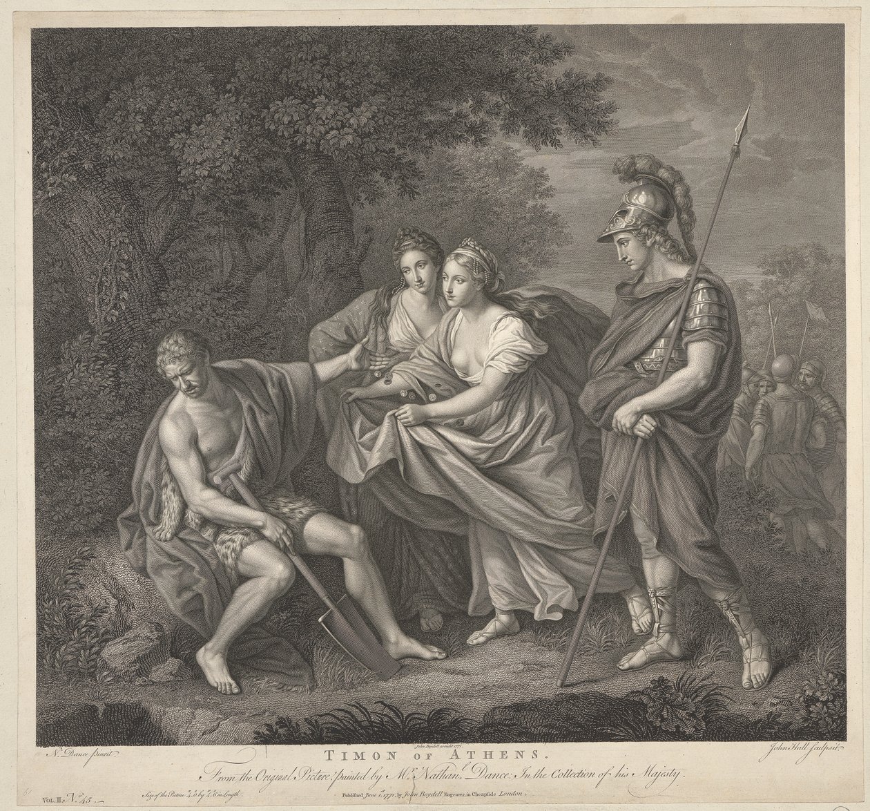 Timón de Atenas de John Hall