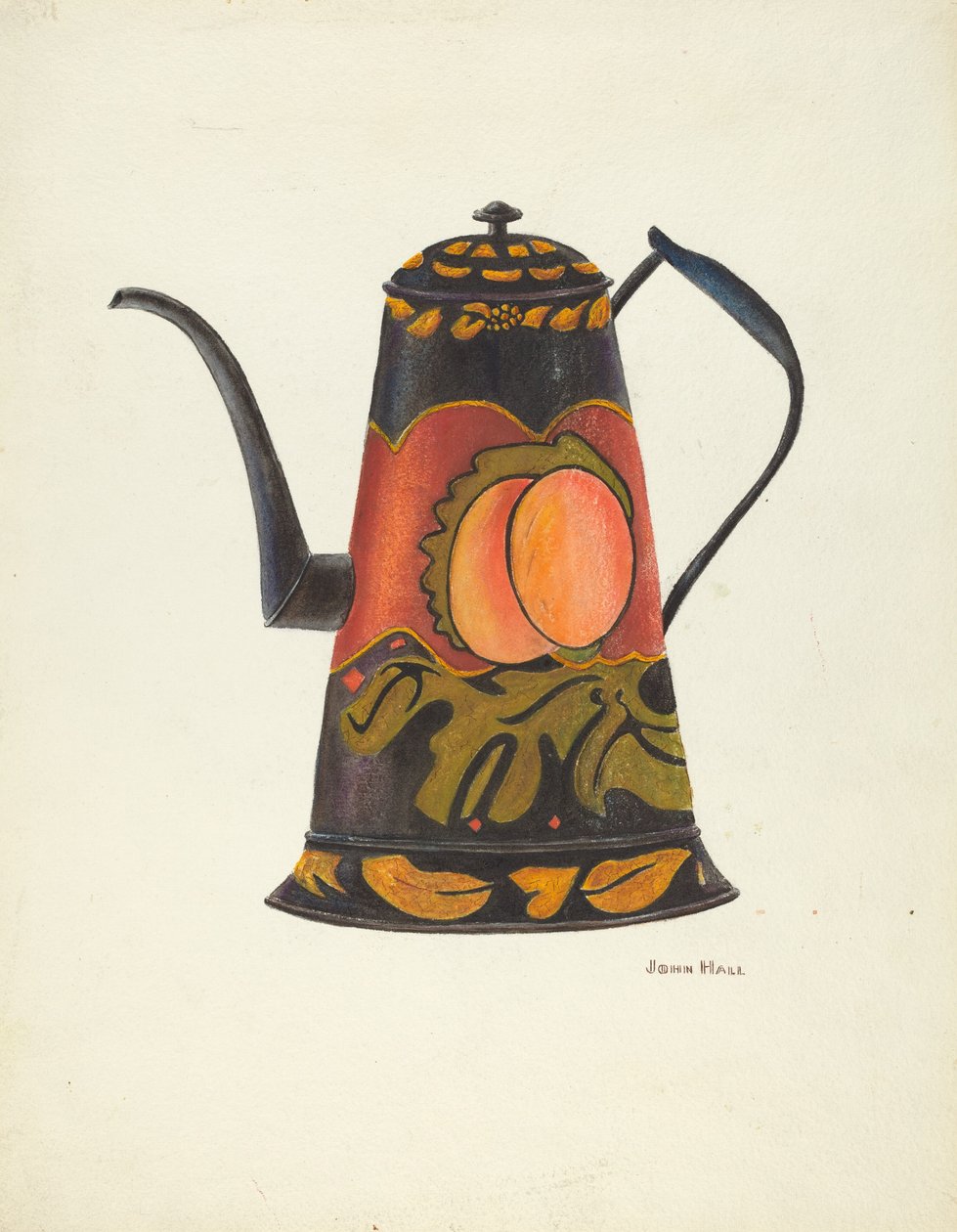 Cafetera de hojalata, 1935-1942 de John Hall