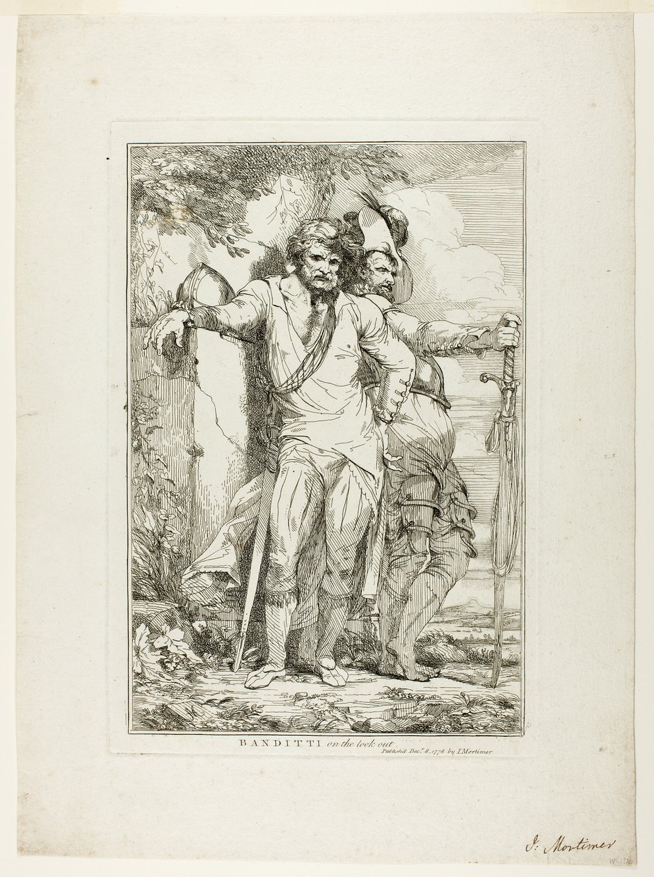 Banditti al acecho de John Hamilton Mortimer
