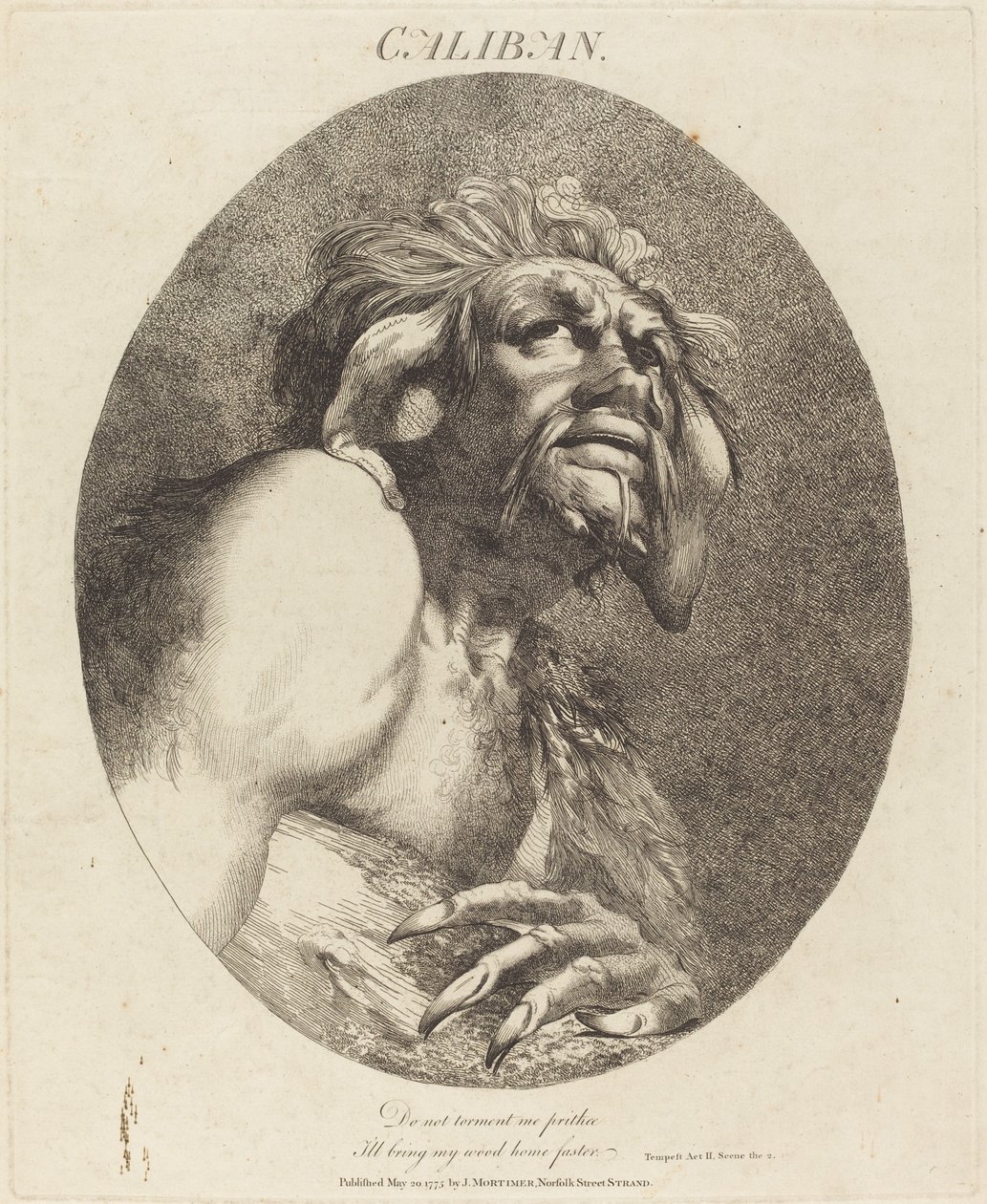 Calibán de John Hamilton Mortimer