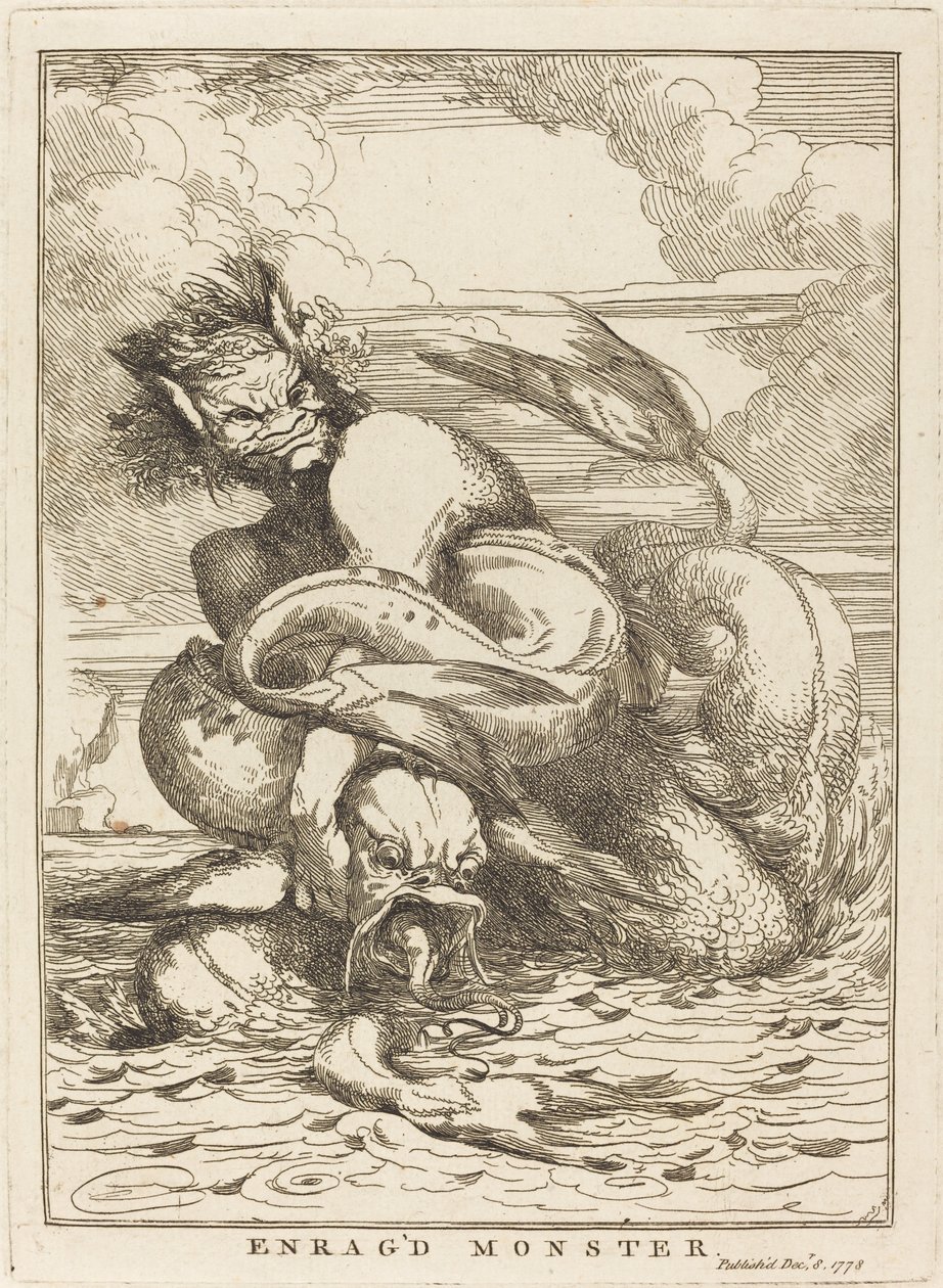 Monstruo Enfurecido de John Hamilton Mortimer