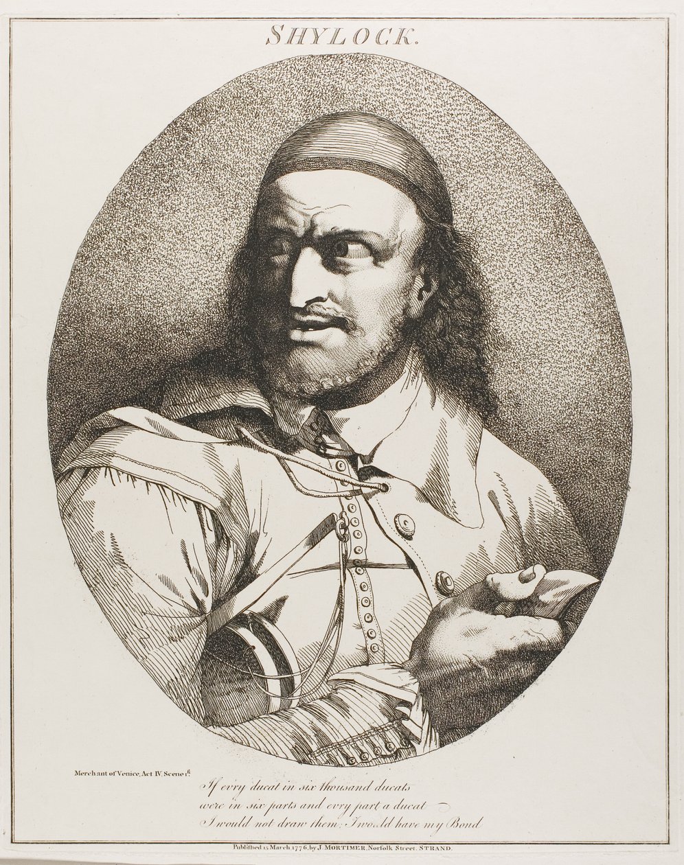 Shylock de John Hamilton Mortimer