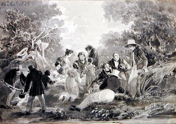Un picnic junto al lago de John Harden