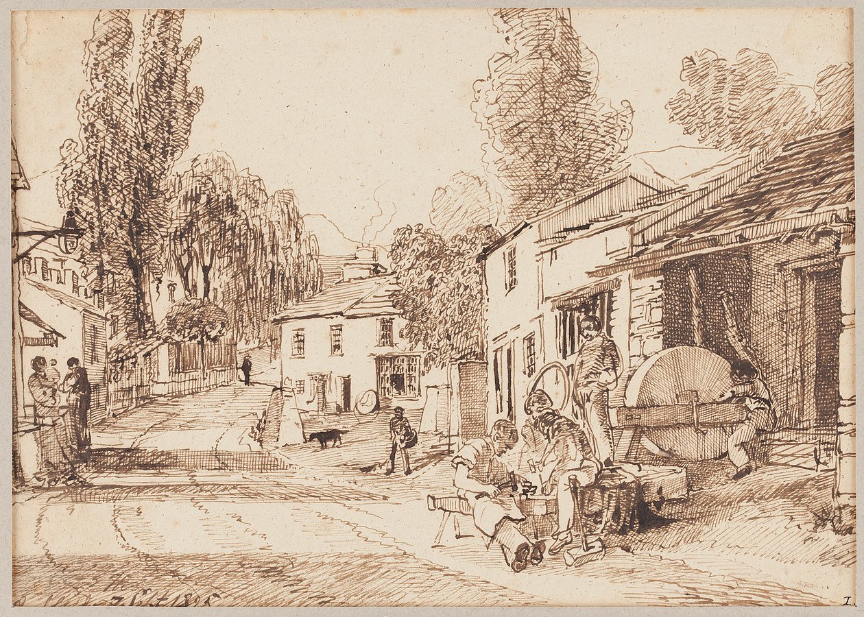 Mercado, 1825 de John Harden