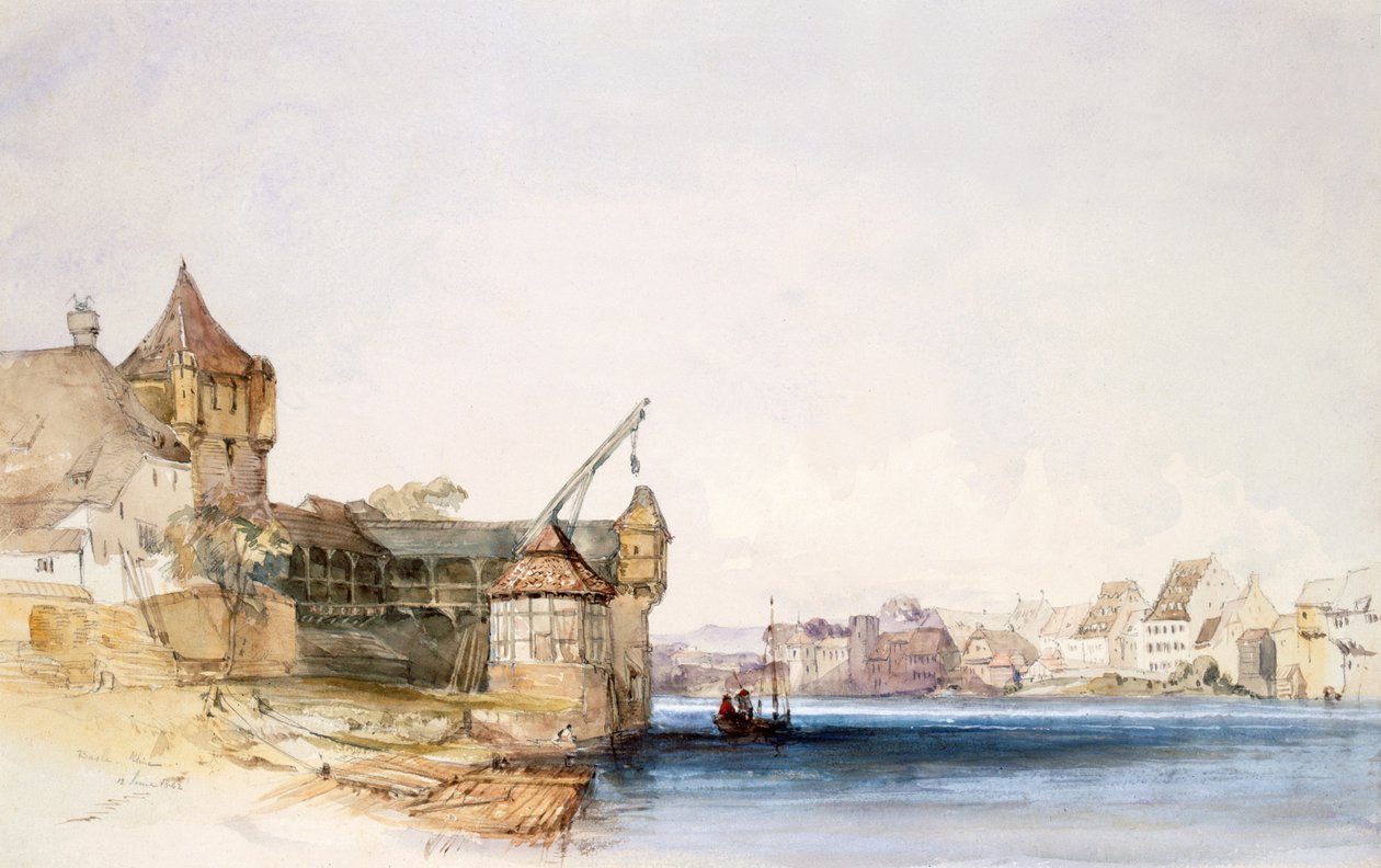 Vista en Basilea, 1842 de John Harper