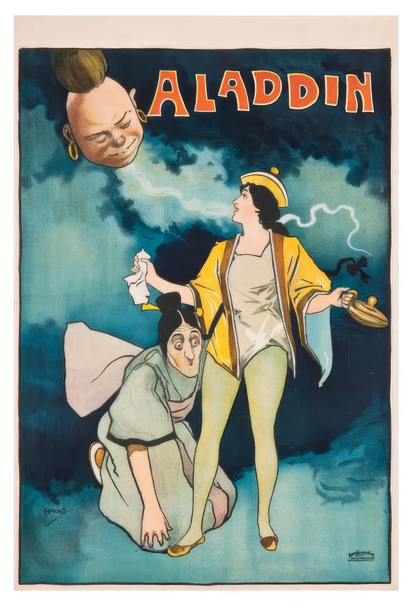 Aladdin / J. Hassall / Cartel, 1893-1899 de John Hassall