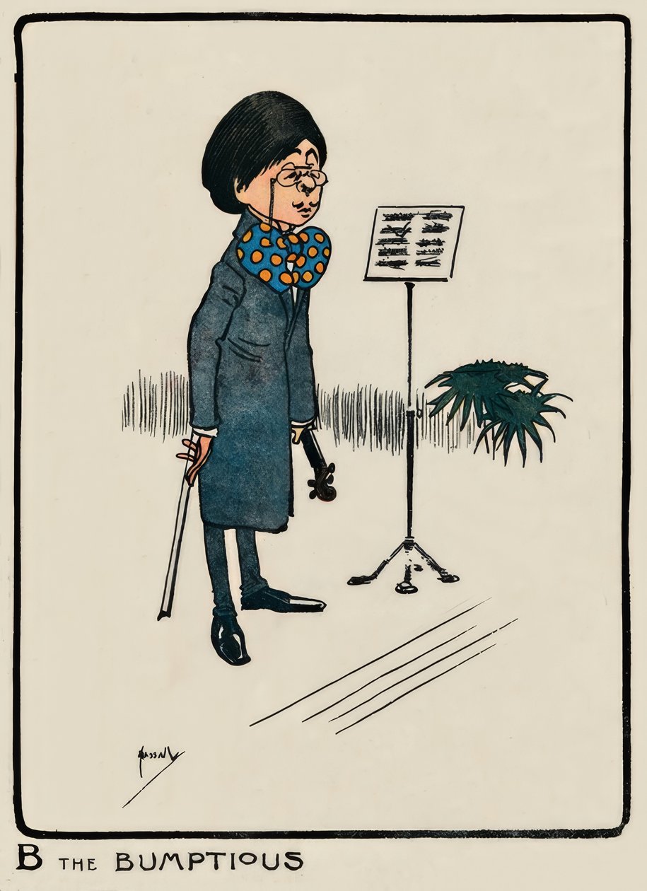 B el Presuntuoso / J. Hassall / Dibujo, 1903 de John Hassall